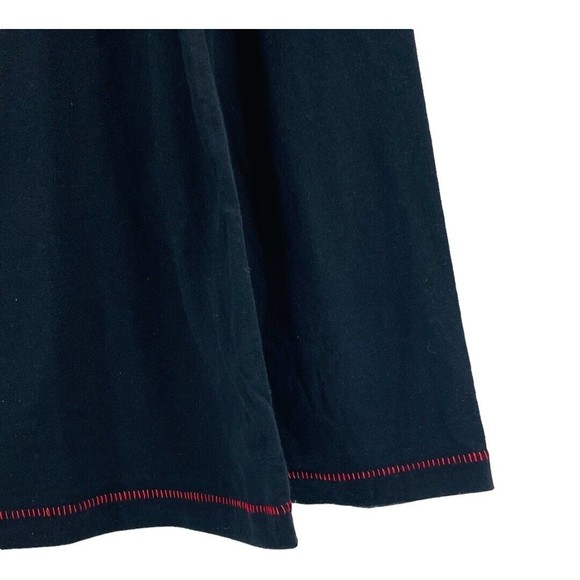 HUE Long Sleeve Crewneck Whimsical Penguin BE YOU TIFUL Beautiful T-Shirt Size M - Picture 3 of 7